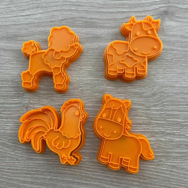 PACK FARM ANIMALS CUTTER CUTTER COOKIES CUTTERS