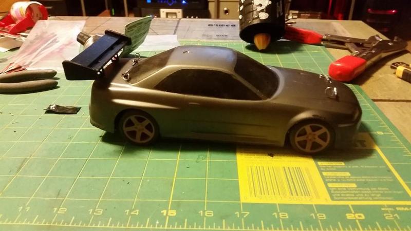 Hpi Micro RS4 Drift Wing and Diffuser