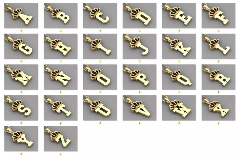 Collection Album Initial Light Gold Letter Alphabet Version 8