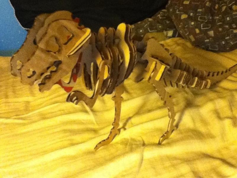 Lasercut Dinosaur