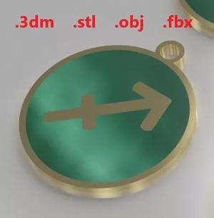 Model 11 Sagittarius Horoscope Necklace Zodiac Sign Enamel