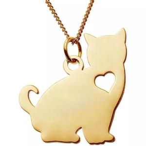 Cat Pendant Cat Jewelry Customizable
