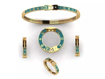 Branded enamel set