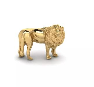 lion jewelry 3d