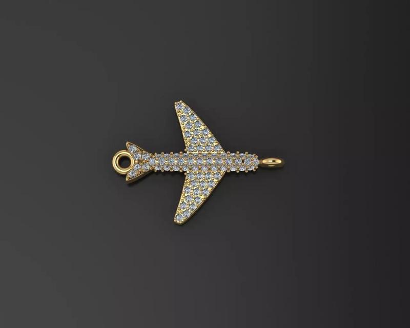Airplane airbus pendant
