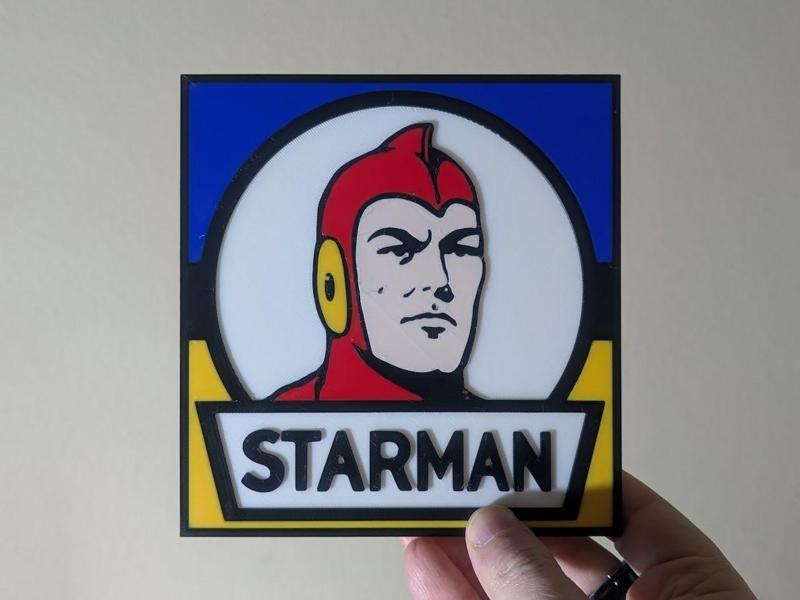 Starman 1940s Character Logo