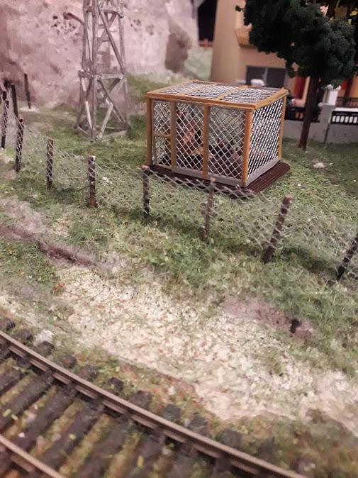 Chicken, cock and henhouse