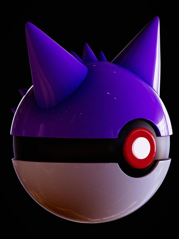Gengar pokeball from Pokémon