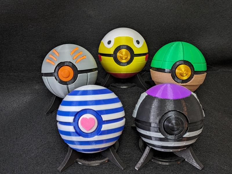 One Punch Man - Pokeball Bundle! 5 different balls