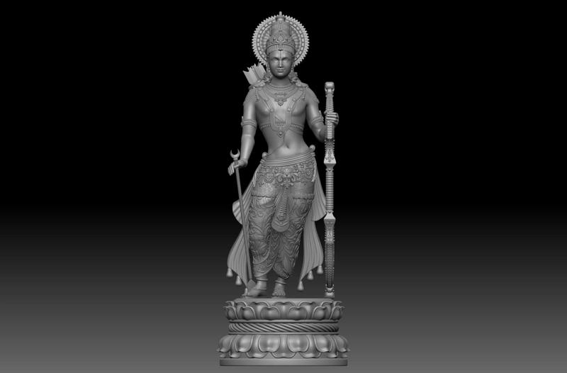 kodand ram kodanda rama for 3d print