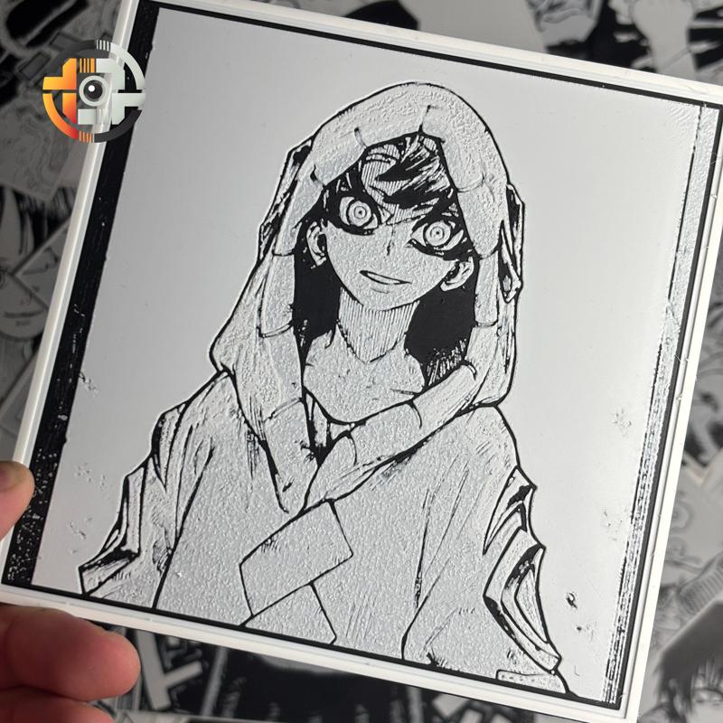 RUDO SURUBREC | GACHIAKUTA - WALL ART - DESK DECORATION - HUEFORGEENTHUSIAST - MANGA PANEL