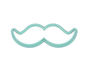 MUSTACHE COOKIE CUTTER, FATHERS DAY COOKIE CUTTER,FATHERS DAY