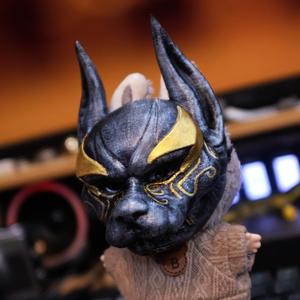 Anubis Half Mask - Ancient Egyptian God  -  Labubu Accessories Toys