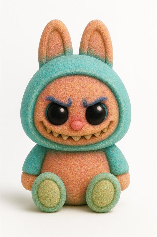 Labubu Sitting, BATH BOMB MOLD , Hybrid Mold