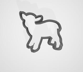Cookie cutter lamb