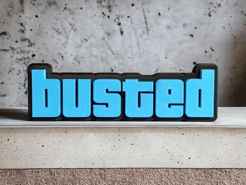 Grand Theft Auto gta busted figure decor