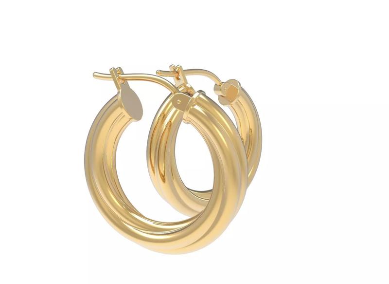 Twisted Hoop Earrings