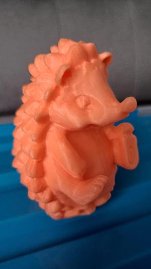 Decorative item for optional painting. Hedgehog.