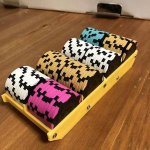 Poker Chip Holder (10 x 4 x 2 chips)