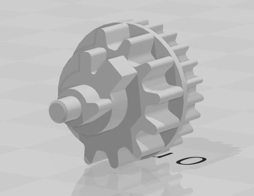 JG Mac-10 sector gear