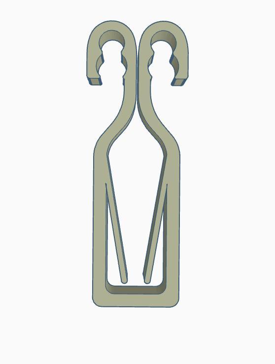 Ski rack and ski poles