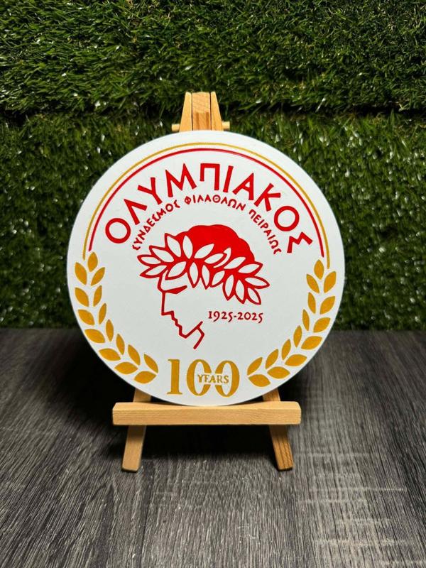 LOGO OLYMPIACOS 100 YEARS (3MF)
