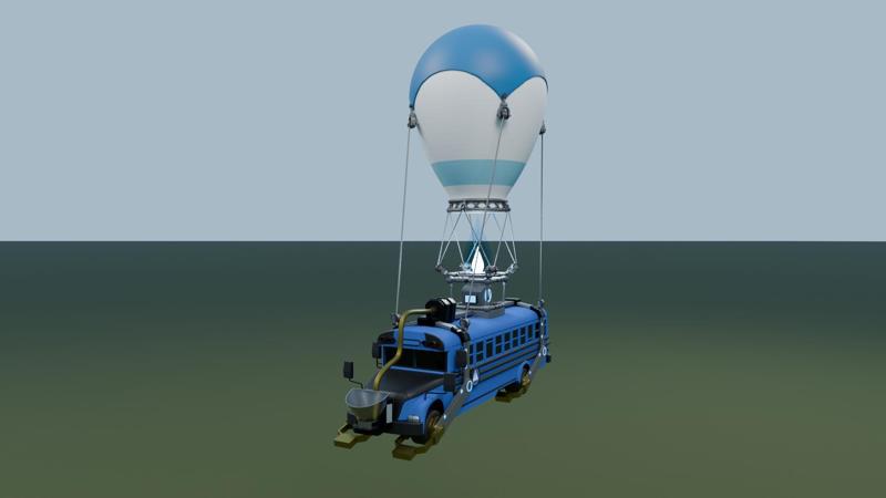 Fortnite Battle Royal Bus