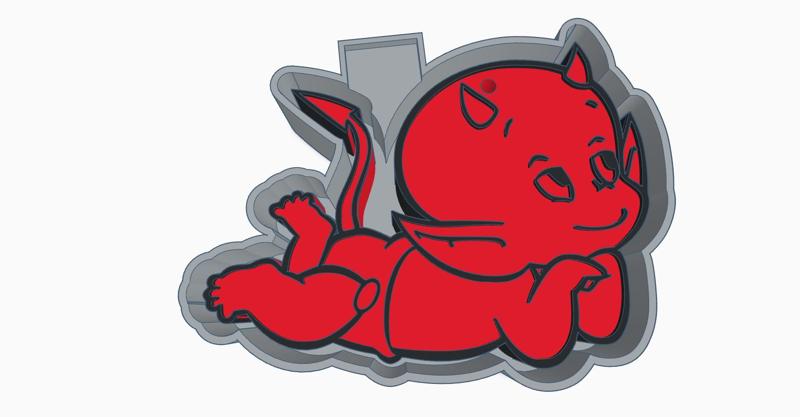 Little Devil (Hot Stuff) Air Freshener Mold
