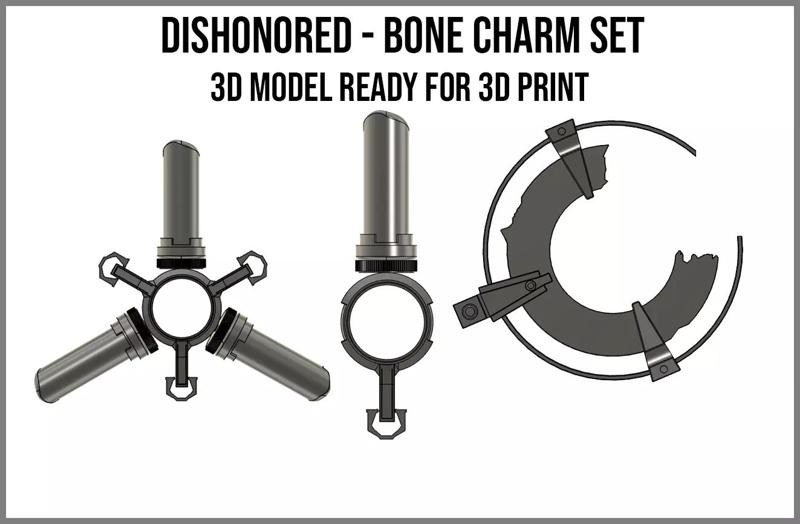Bone Charms Set - Dishonored