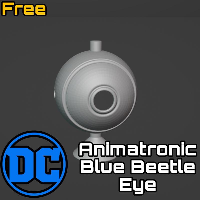 Blue Beetle Animatronic Eyes (DOESN'T INCLUDE HELMET MODEL)