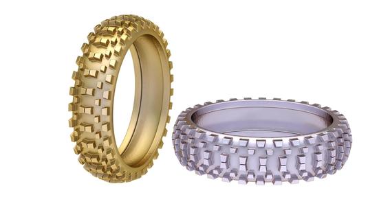 Golden Gear Edge Ring