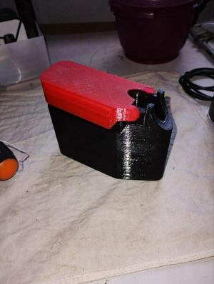 XL cigarette case with lighter holder