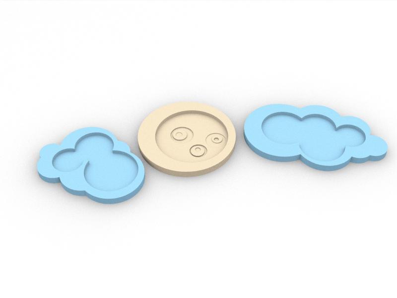 Platos decorativos Luna