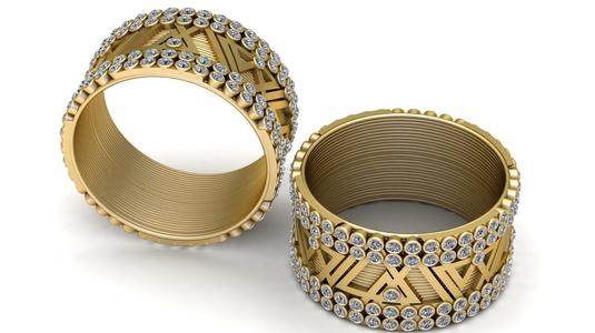 GOLD BRACLETE PENDANT 3d printable model