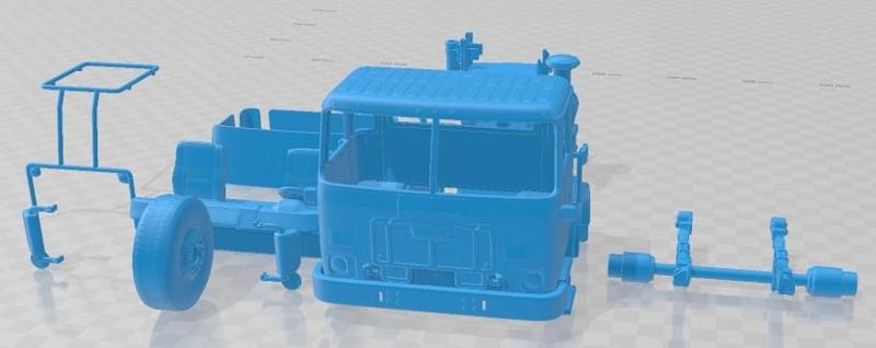 Autocar ACX Truck 2021 Printable Truck in Separate Parts