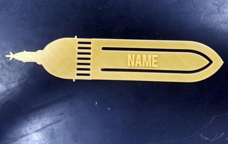 New Jersey Capitol Dome Bookmark