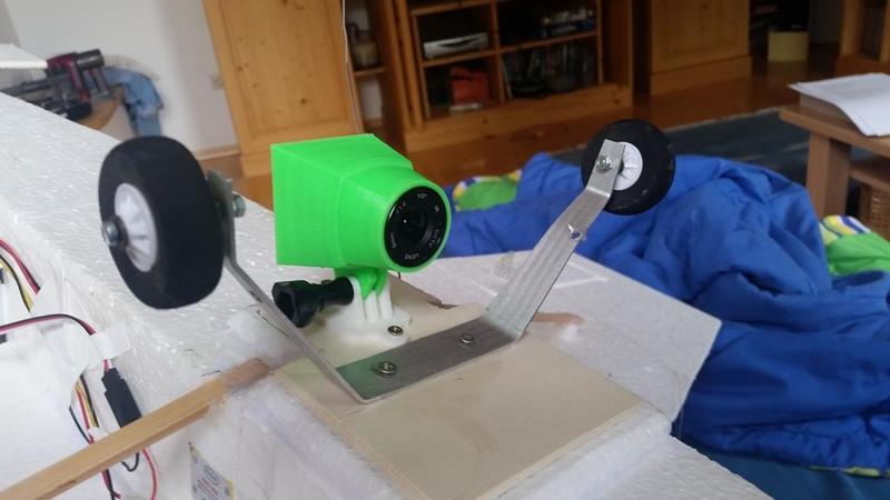 FPV mount for [1/3-inch Sony CCD Video Camera 700TV Lines F1.2] Gopro compatible