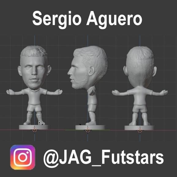 Sergio Aguero - Manchester City - Soccer Figure