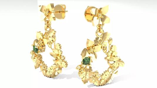 Flower Garden Earring