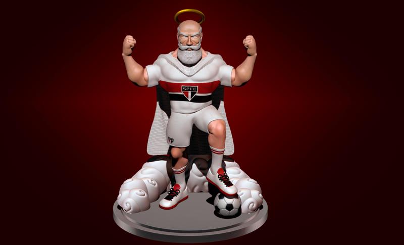 Mascote São Paulo STL