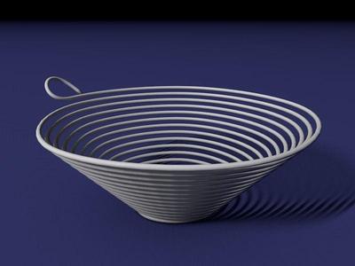 Spiral bowl