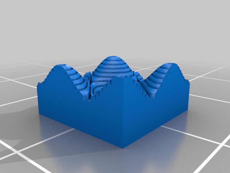 Surface with contours