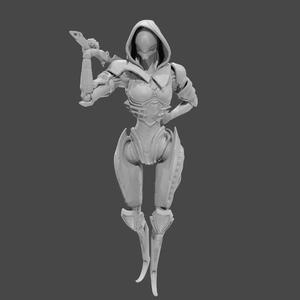 Apex Legends Character 3D Print OBJ STL File Ash 10