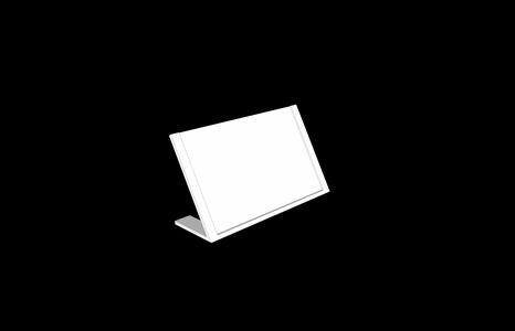 Exhibit Data Card Holder - 3D Holder