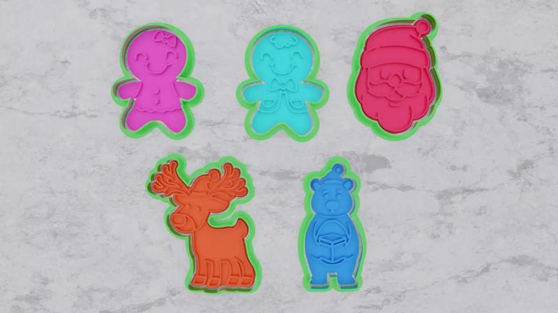 Cortantes de navidad galletas navidad moldes merry christmas