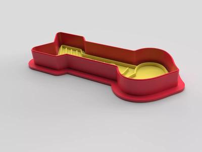Cookie cutter and stamp - Arrow and love