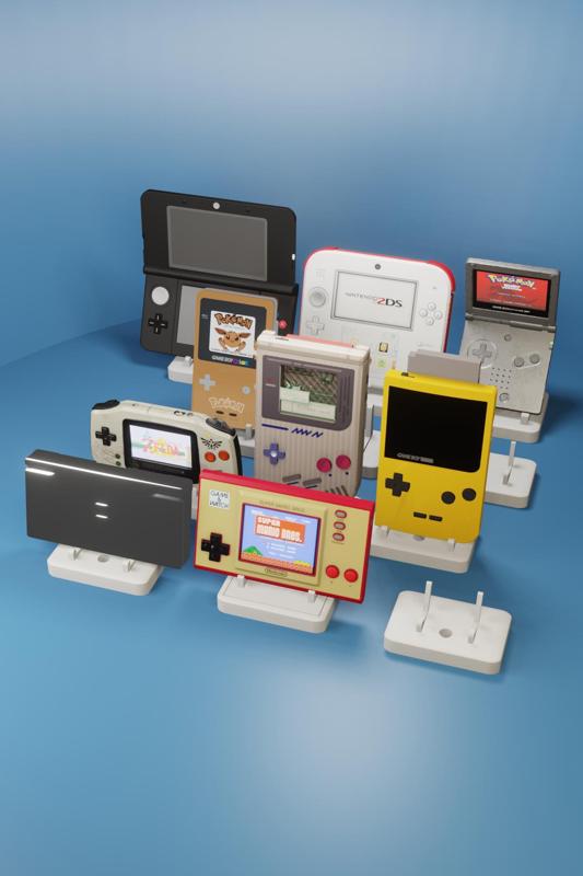 Soportes de Mesa Game Boy y Nintendo 3Ds 2Ds Dsi