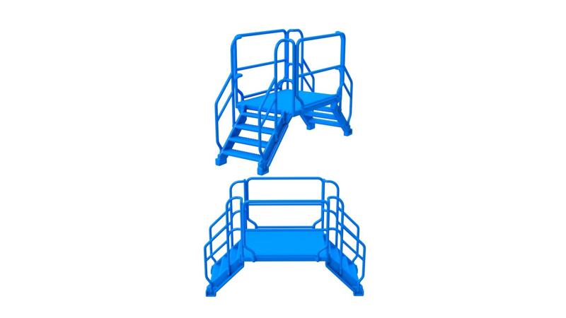 industrial ladder / industrial ladder stl / ladder stl / ladder/  stairs