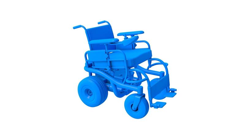 Powered Wheelchair / Powered Wheelchair stl / wheelchair