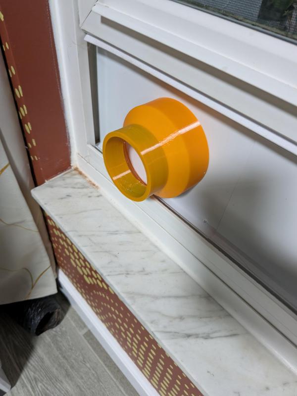 Reinforced pipe Adapter: 75 mm OD to 99 mm ID